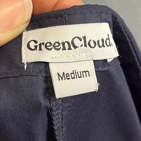 Greencloud. Drawstring Nurse's Scrubs Women's Size Medium Made in the USA - Picture 2 of 10